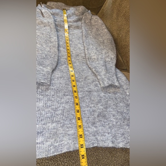 NWT ANTHROPOLOGIE SATURDAY/SUNDAY Vivian Sweater Dress In Grey - Picture 13 of 15